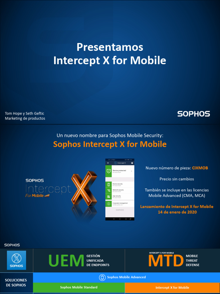 Intercept X for Mobile: Seguridad Avanzada | PDF | Android (sistema ...