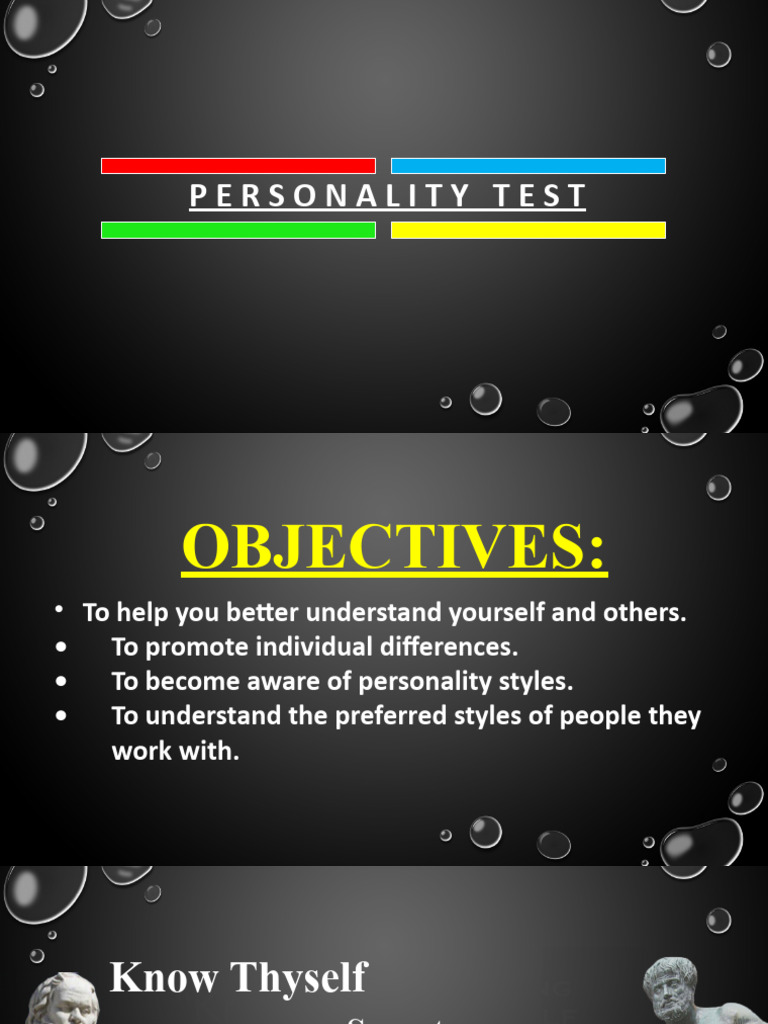 CE102 Color Personality Test | PDF | Psychology | Cognition