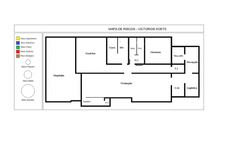 Planta Baixa para Completar - Mapa de Risco. | PDF