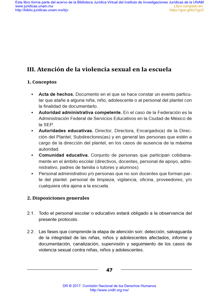 Protocolo de Atención a Violencia Sexual Escolar | PDF | Violencia ...
