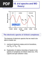 Chemistry 445 Lecture 18 MO Theory and D-D Spectra