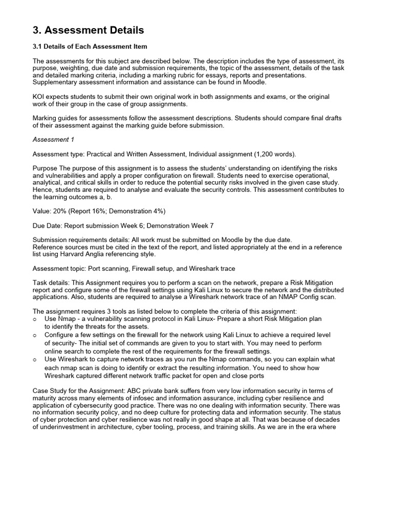 Firewall Configuration and Risk Assessment | PDF | Information Security ...