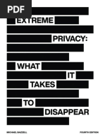 Extreme Privacy What It Takes To Disappear 4nbsped 8431566361  