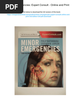 Minor Emergencies: Expert Consult - Online and Print. ISBN