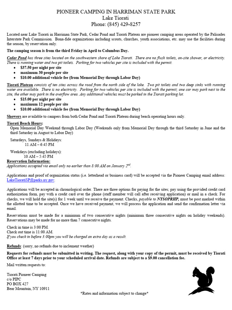Camping reservation formulaire pdf credit card fee