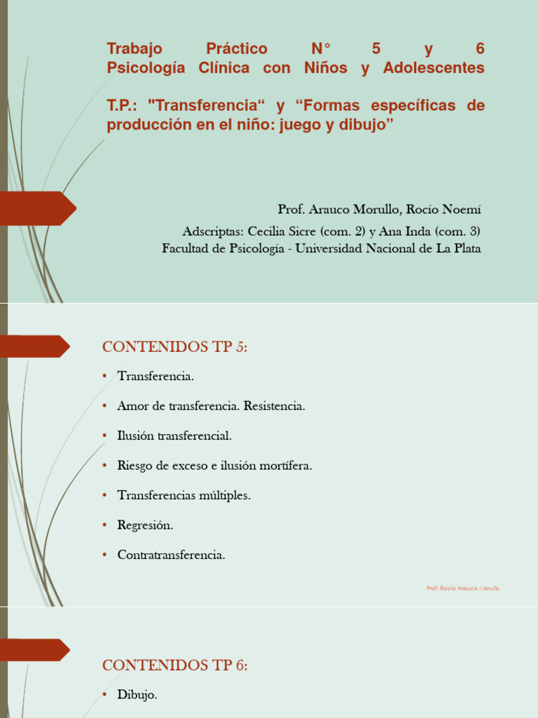 Power TP 5 y TP 6 Clase 24 de Agosto | PDF | Psicoanálisis | Psique ...