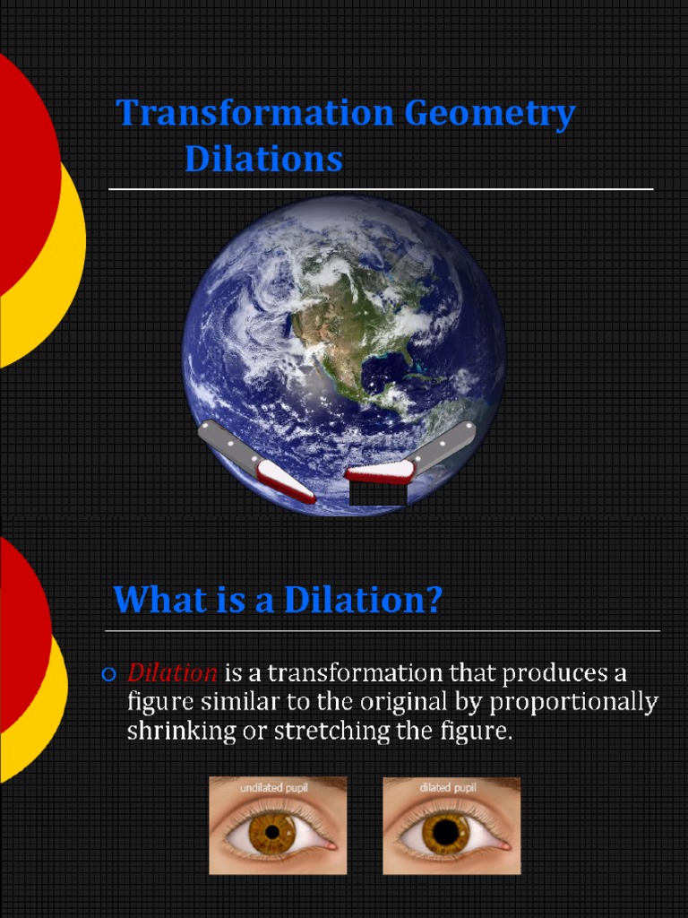Understanding Dilations in Geometry | PDF