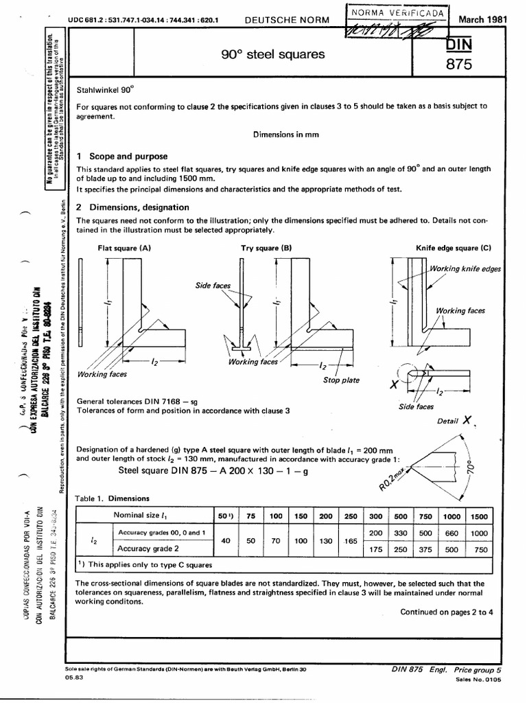 Din 875 | PDF