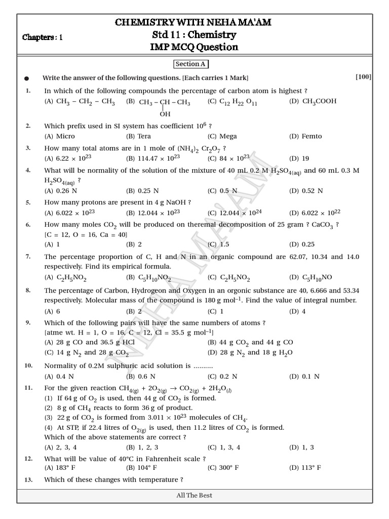 chemistry-imp-questions-pdf-mixture-mass-fraction-chemistry