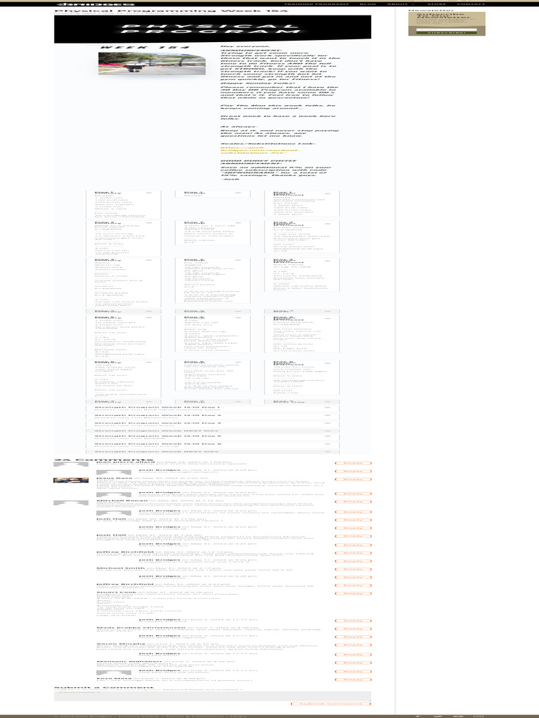 Fitness & Strength Program Guide | PDF