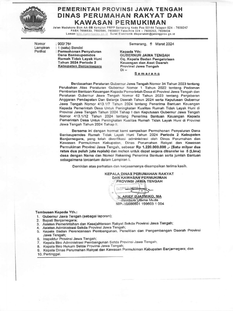 Contoh SPJ RTLH Untuk Disesuaikan Jamban | PDF