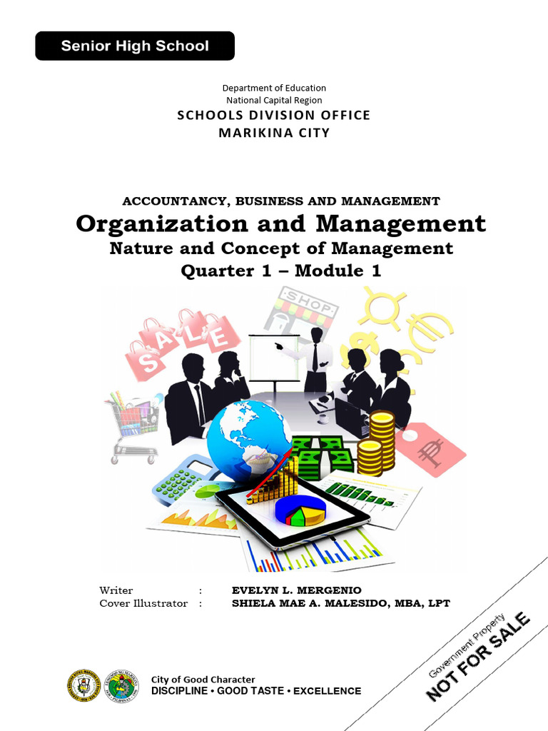 Shs abm gr11 om q1 m1 nature concept of management final pdf