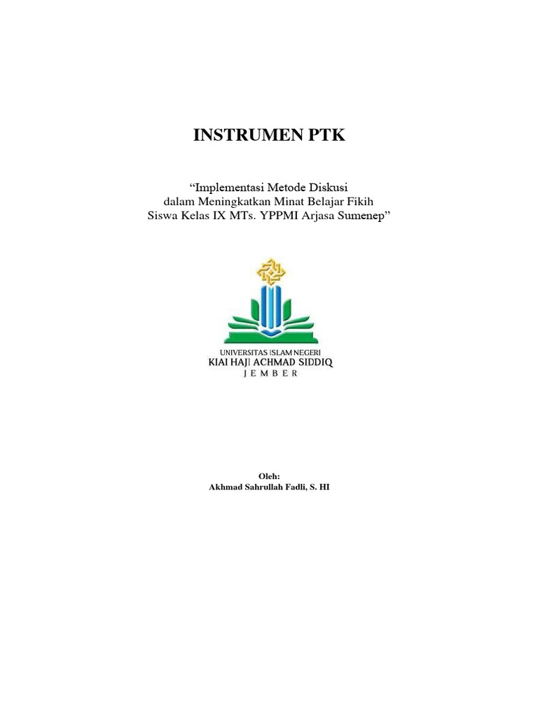 Instrumen PTK 2022 | PDF | Karier & Perkembangan