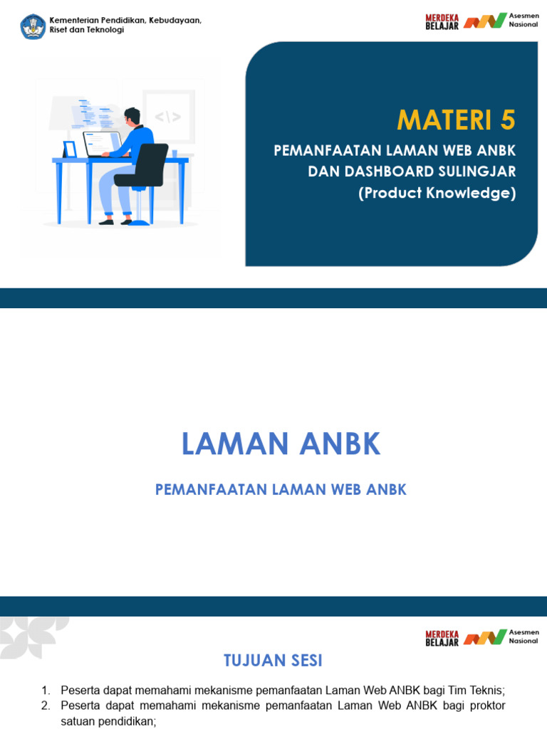 Panduan Pemanfaatan Web ANBK | PDF | Seni | Komputer