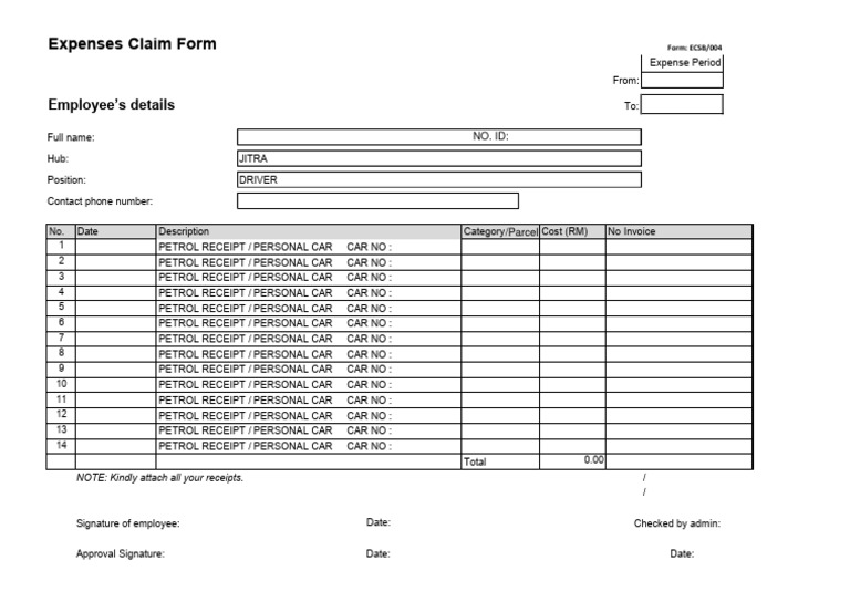 Claim Form Jta | PDF