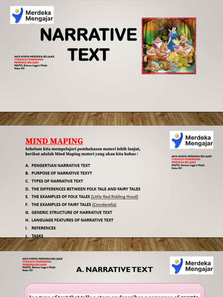 Narrative Text Guide for English Class | PDF | Little Red Riding Hood ...