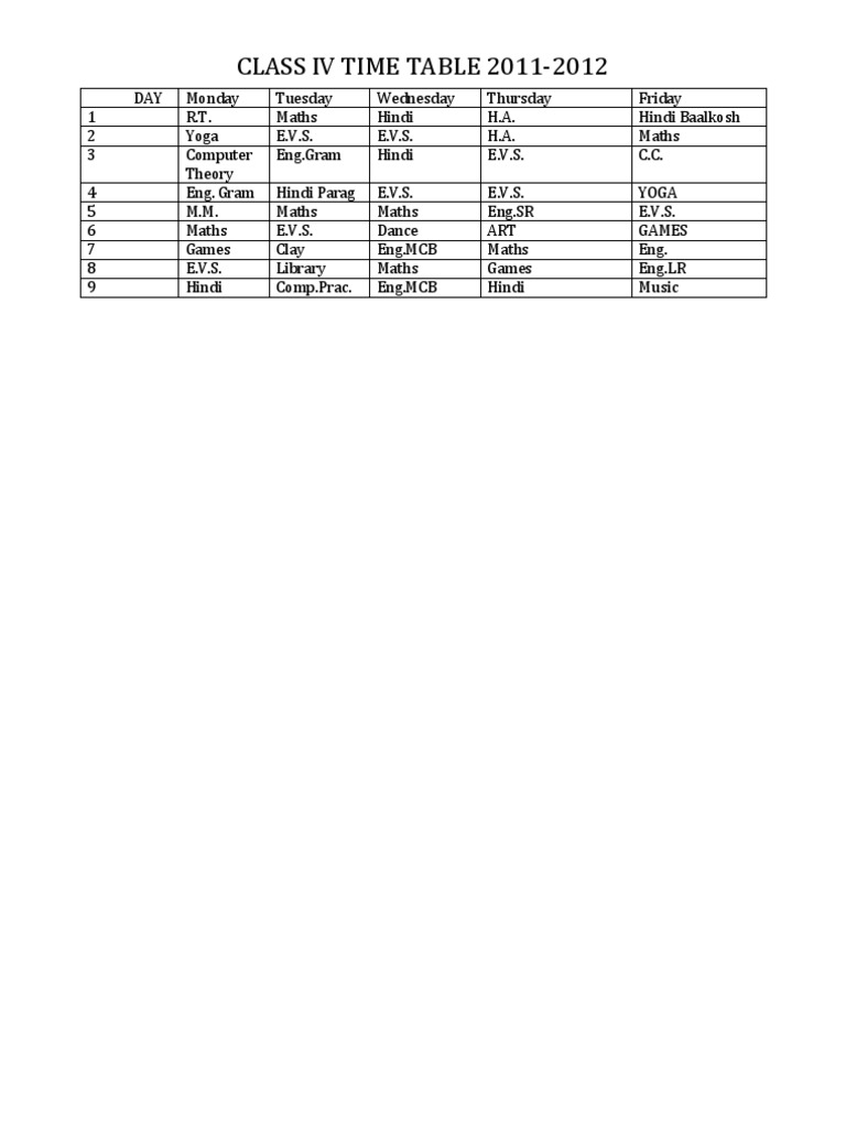 time-table-pdf