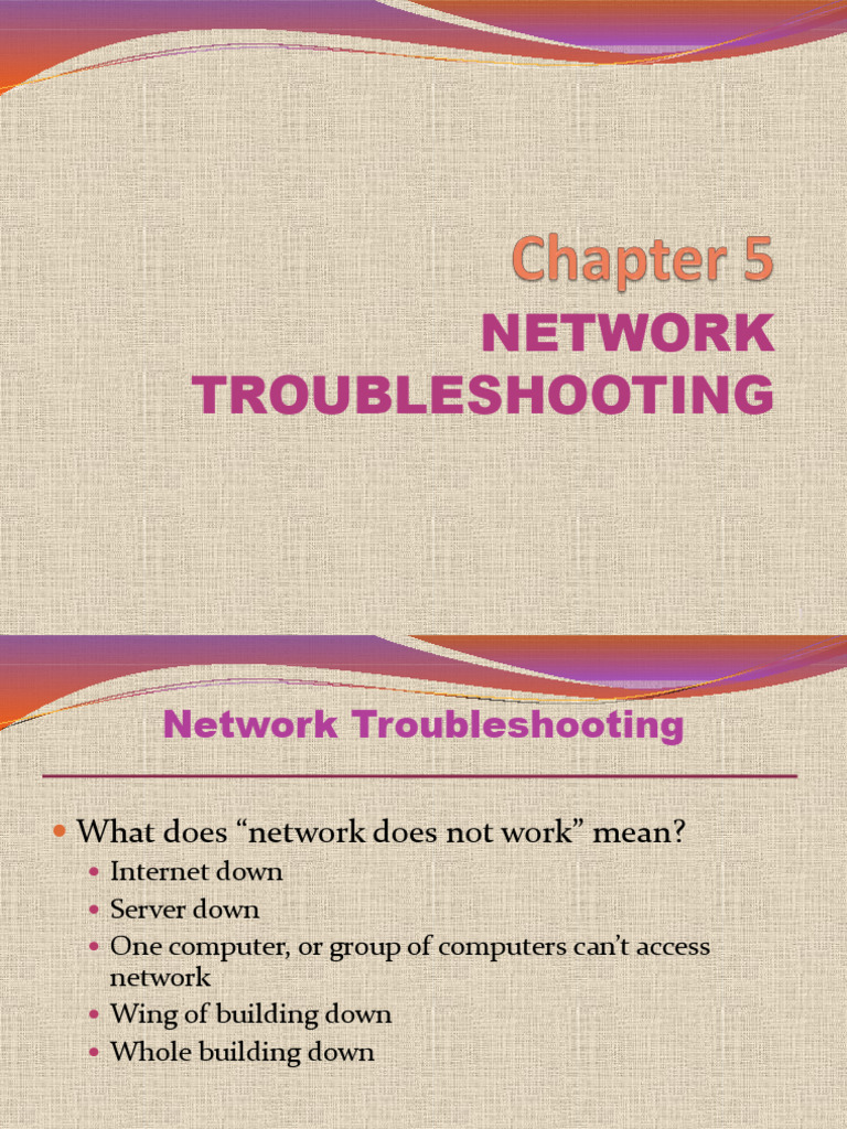 DEC30023 CHAPTER 5 Network Troubleshooting | PDF | Ip Address ...