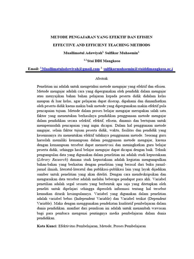 sumber ilmu pengetahuan berkualitas untuk pembelajaran efektif