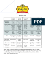 Weekly Schedule 12-12-11