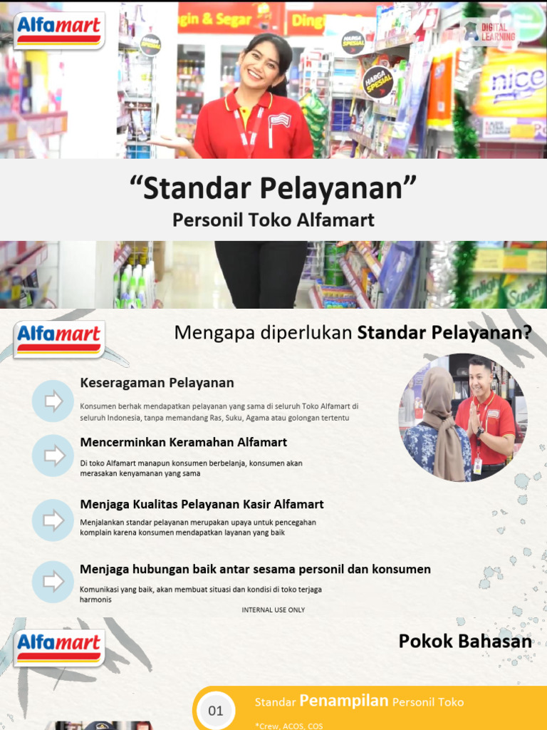 Standar Komunikasi Pelayanan Alfamart | PDF