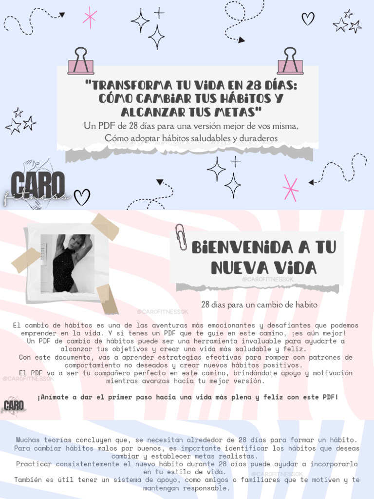 Transforma Tu Vida en 28 Días Cómo Cambiar Tus Hábitos y Alcanzar Tus ...