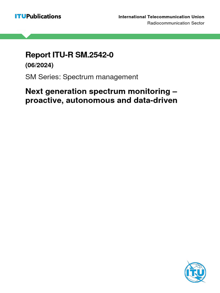 Next-Gen Autonomous Spectrum Monitoring | PDF | Machine Learning ...