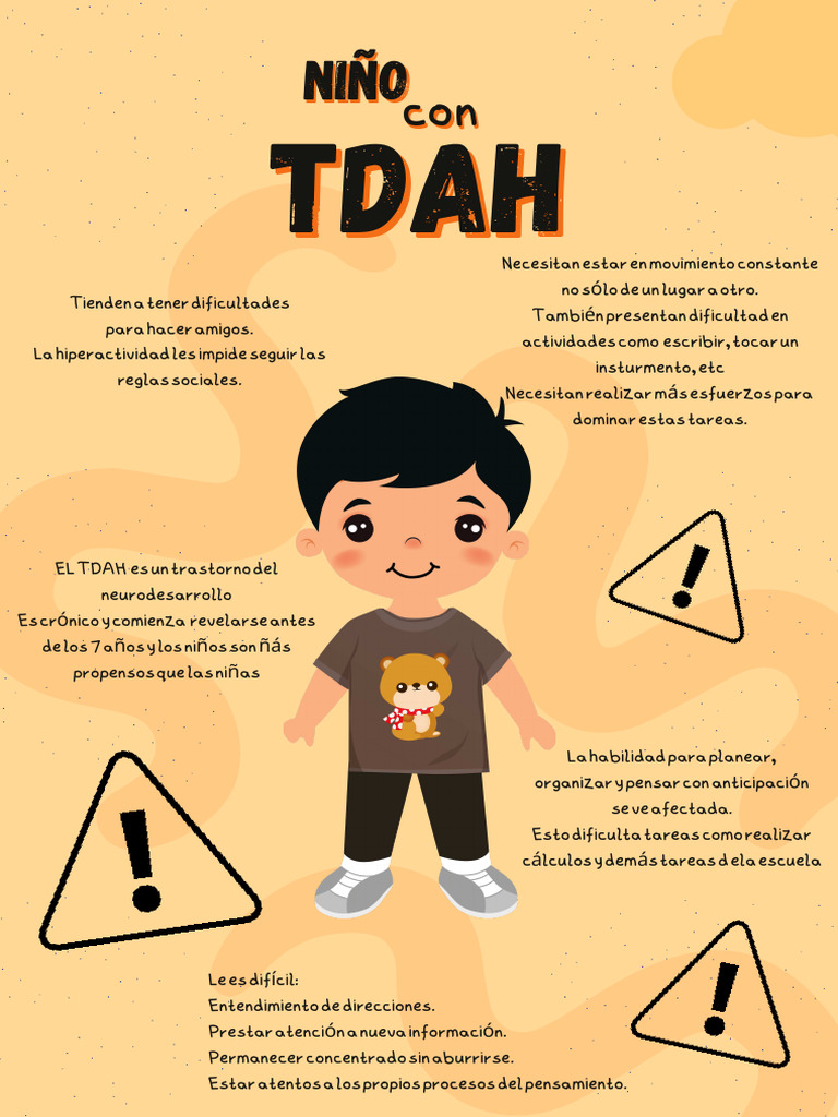 Tdah En Niños Dificultades Y Características Pdf Salud Y Bienestar