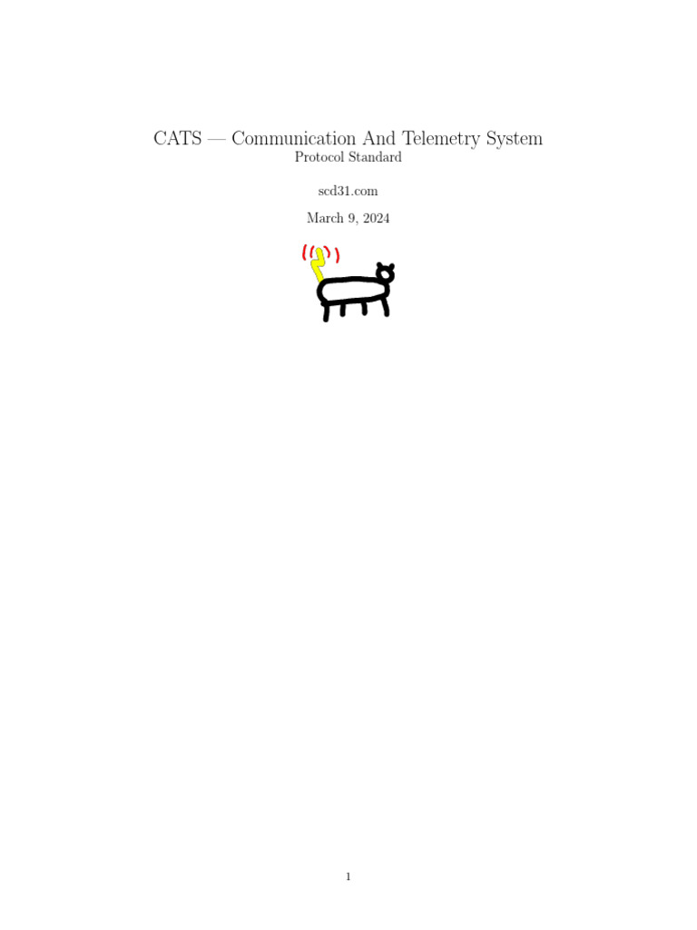 A65E CEAD 291B 3392 CATS Communication - and - Telemetry - System ...