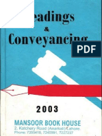 Pleadings and Conveyancing