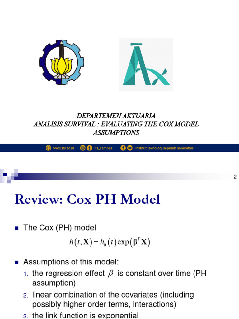Cox Model Survival Analysis Assumptions | PDF | Dependent And ...