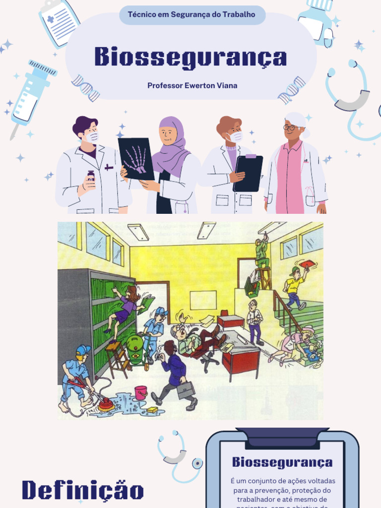 Biossegurança no Trabalho: Prevenção de Riscos | PDF | Ciências e ...