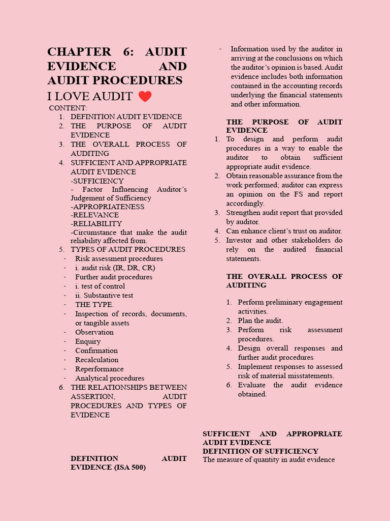 Audit 1 Chapter 6 - Fbyhan | PDF | Audit | Internal Control
