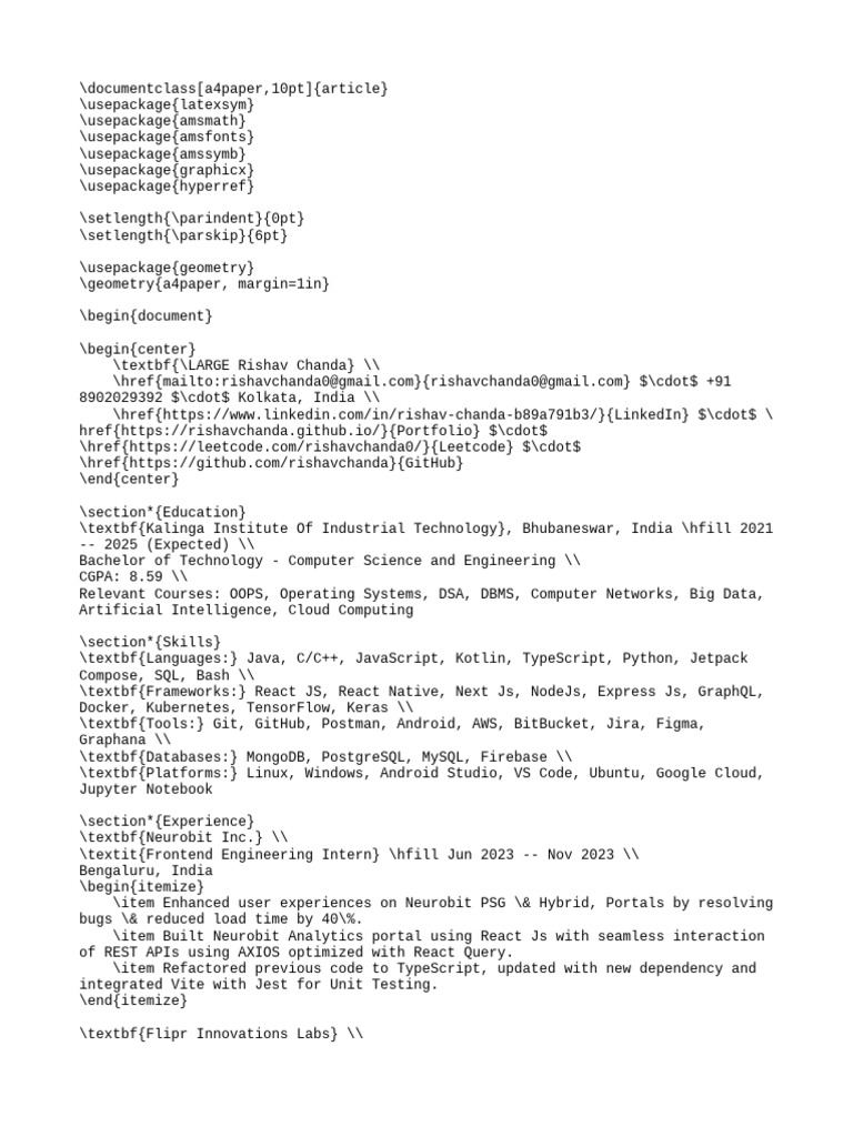 Latex Code of Template-1 | PDF | Information Technology Management ...