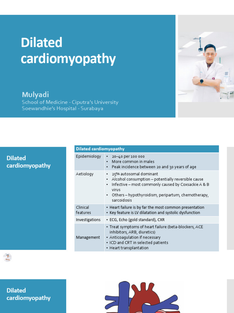 Dilated Cardiomyopathy - Mulyadi | PDF | Heart Failure | Heart