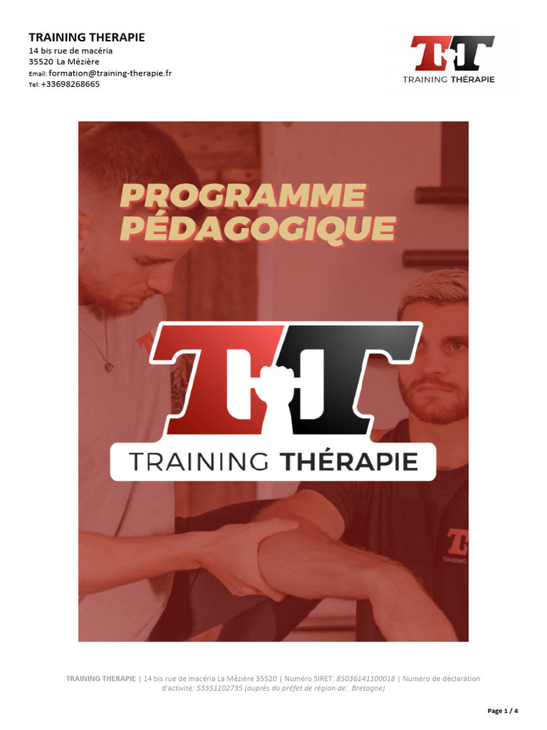 Programme Zero To Pro | PDF | Physiothérapie | Médecine clinique