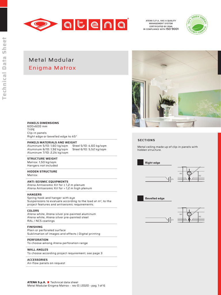 Atena Enigma Matrox DS Eng | PDF | Sheet Metal | Pallet