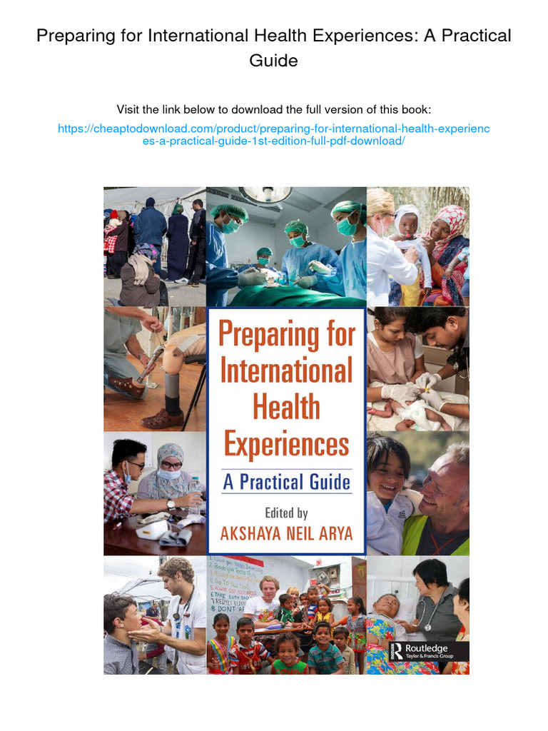 Preparing For International Health Experiences: A Practical Guide ...