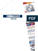 China Daily Newspaper Media Kit Rate Card 2011 2012