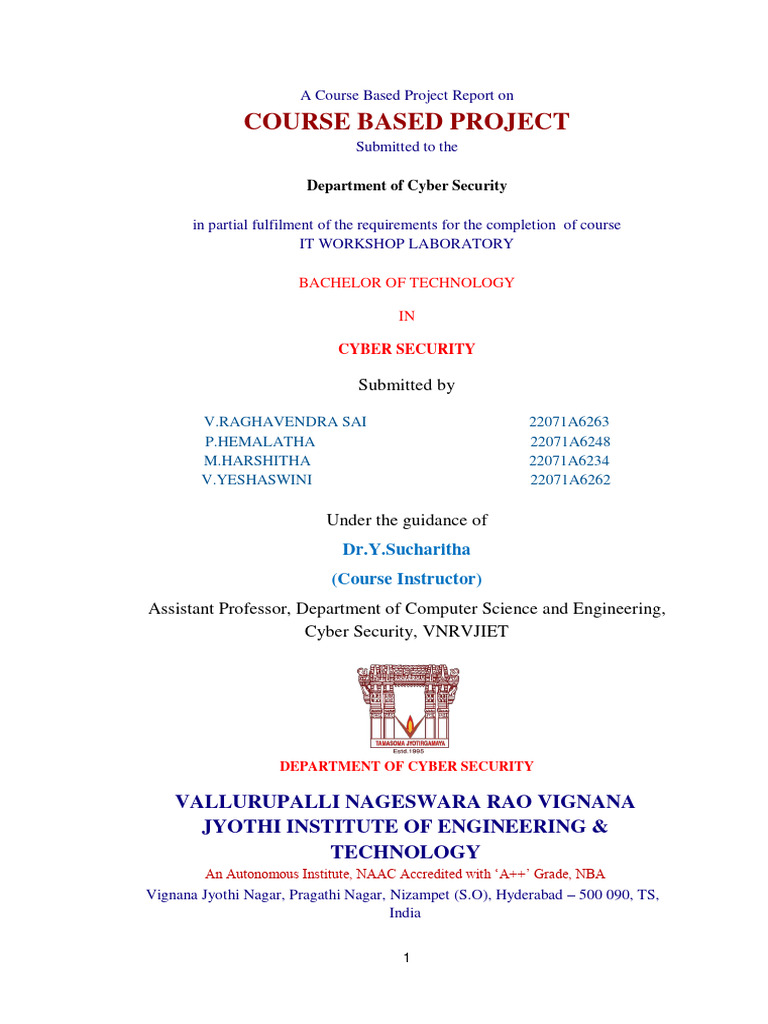 Course Project Report in Cyber Security | PDF | Search Engine ...