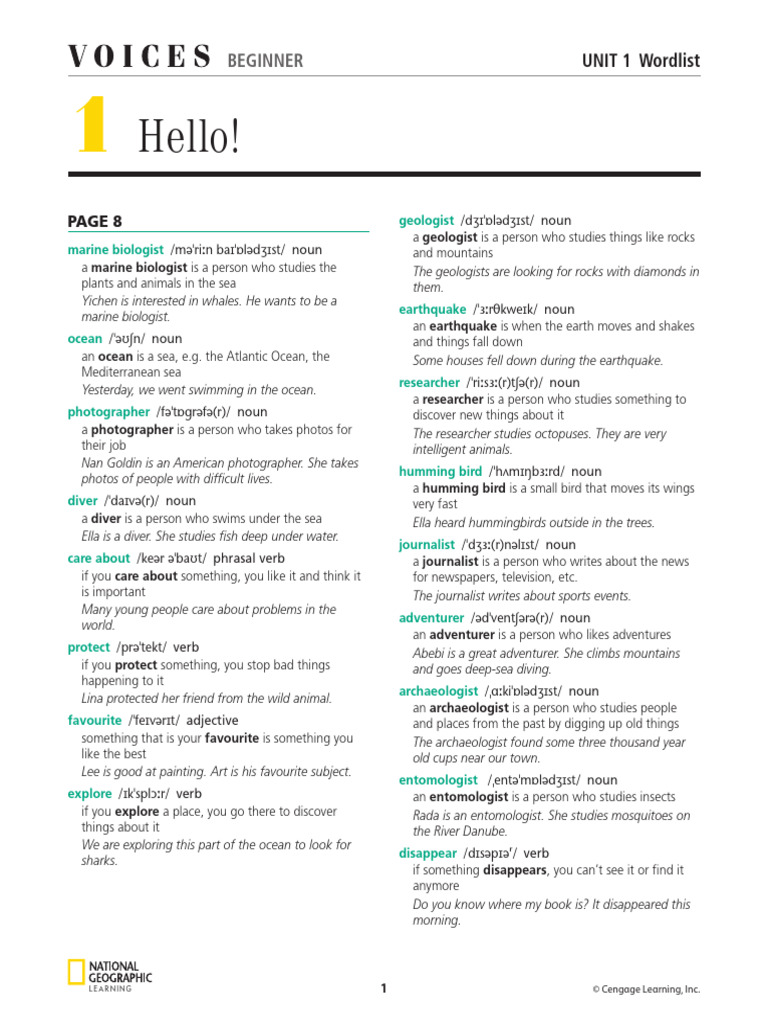 ESL Vocabulary for Beginners | PDF | English Language | Verb