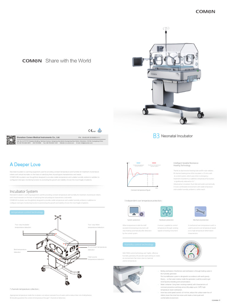 Comen Pediatric Incubator | PDF | Neonatal Intensive Care Unit ...