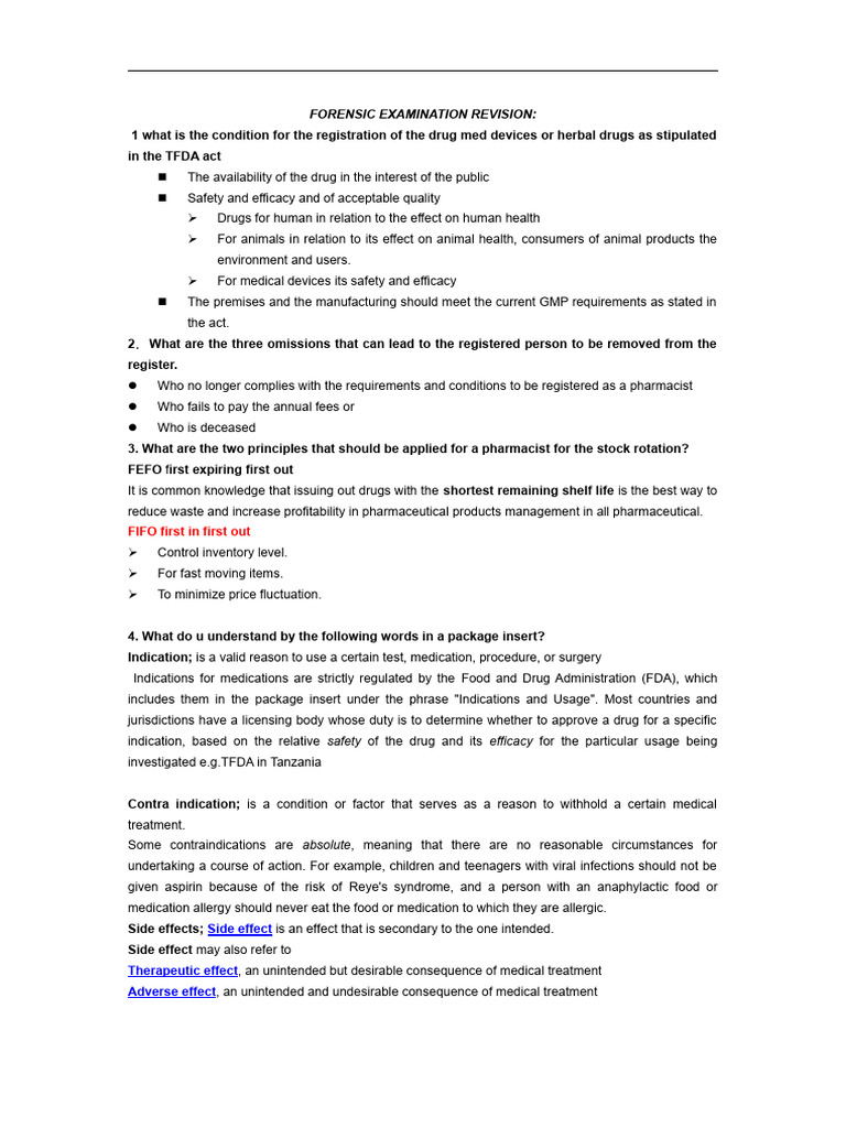 Forensic Examination of Pharmacy Regulations | PDF | Pharmacy | Pharmacist
