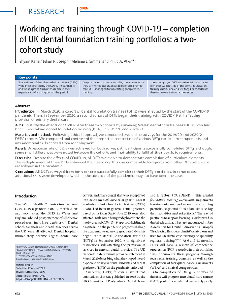 How Long Is Dental Foundation Training