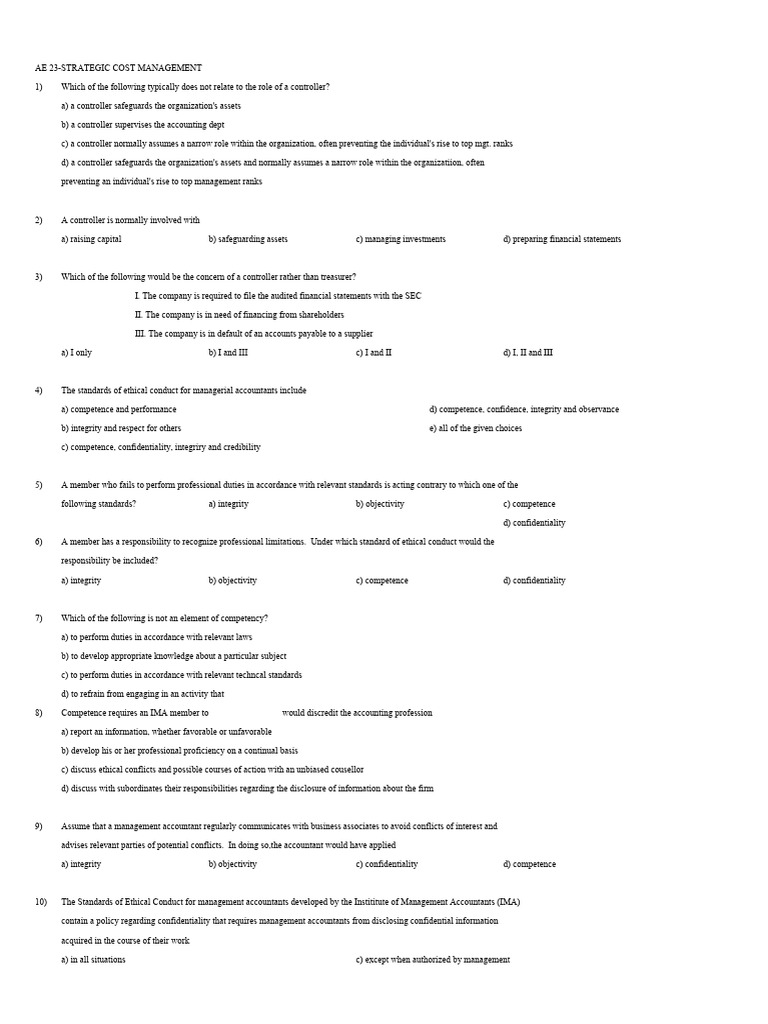 AE 23 Activity | PDF | Confidentiality | Conflict Of Interest