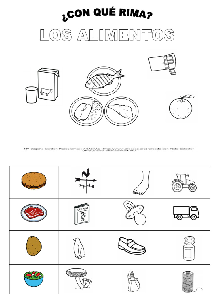 Con Que Rima Alimentos | PDF