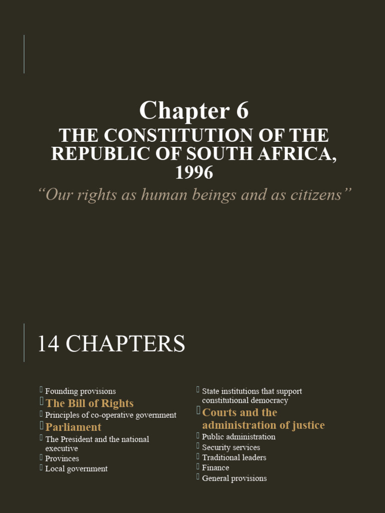 South Africa's Constitutional Guide | PDF | Legal Documents ...