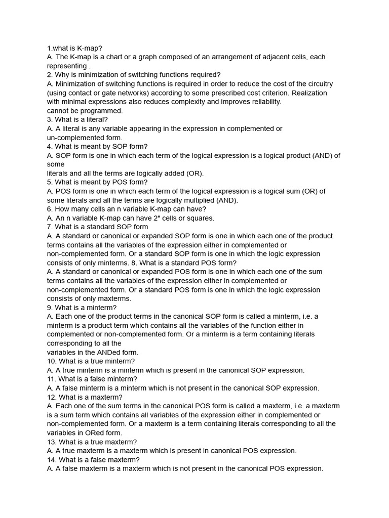 Kmap pdf logic boolean algebra