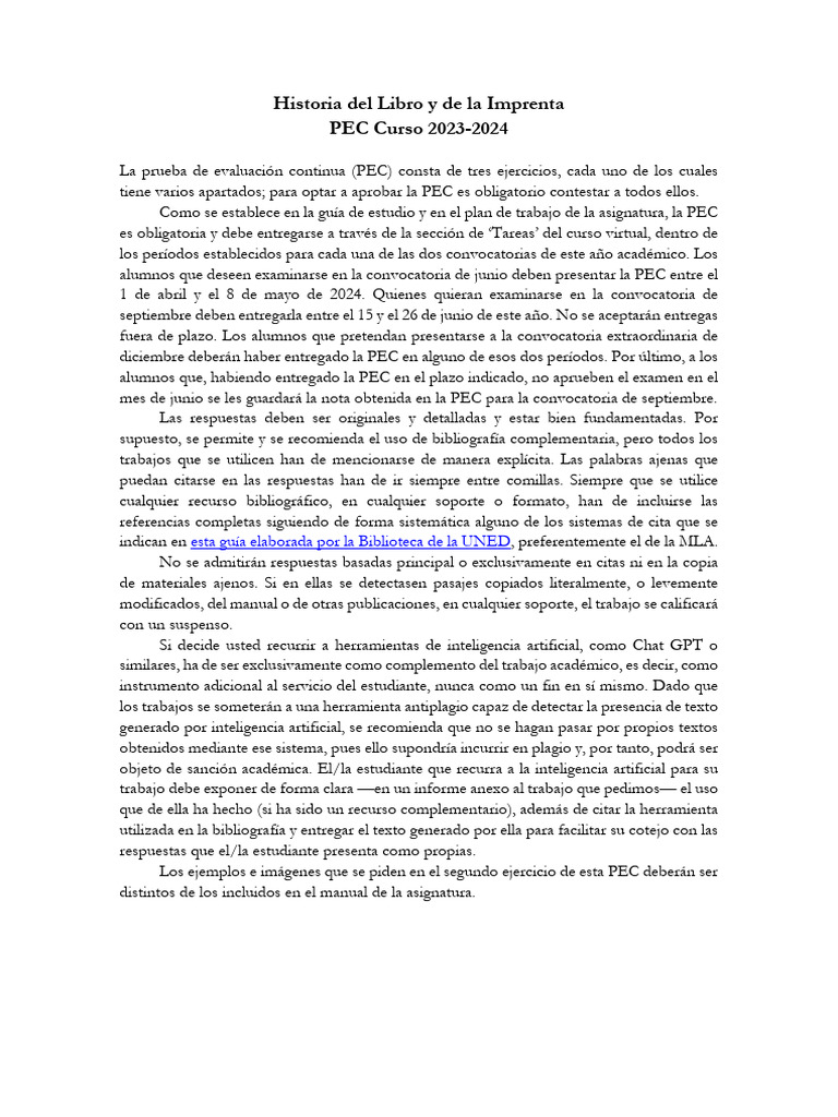 Enunciado PEC 23-24 | PDF | Inteligencia artificial | Inteligencia (IA ...