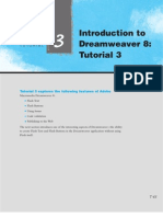 Introduction To Dreamweaver 8: Tutorial 3